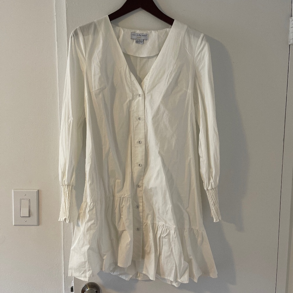 Never Fully Dressed White Mini Dress